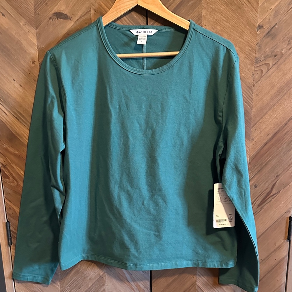 Athleta emerald green Long Sleeve Sweatshirt